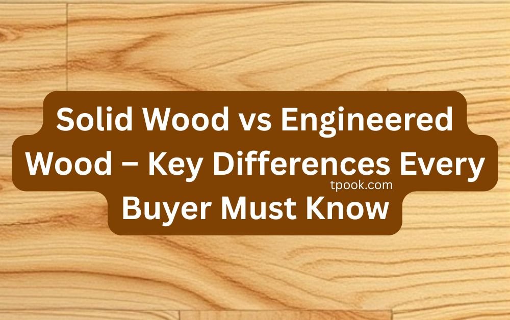 Solid Wood vs Engineered Wood – Key Differences Every Buyer Must Know