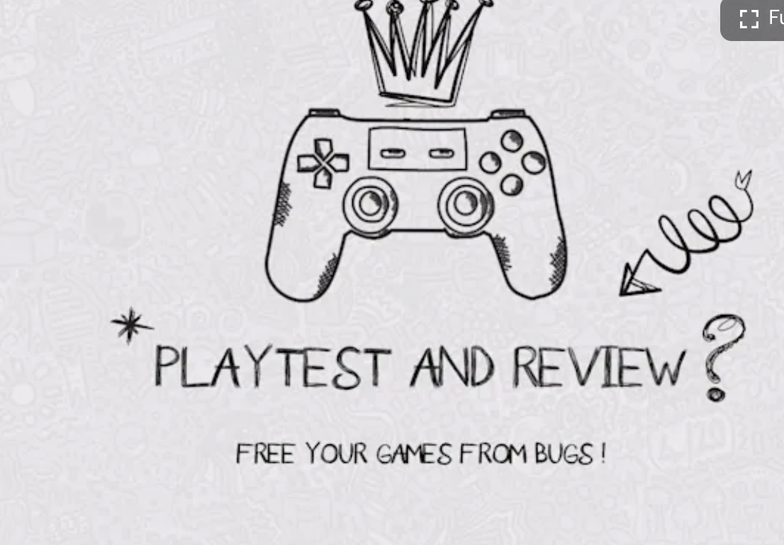 1712I will playtest your video games on PC or android